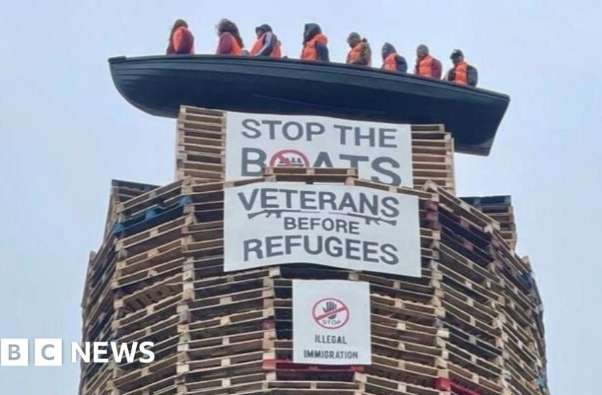 Moygashel's Bonfire Incident Sparks Immigration Controversy