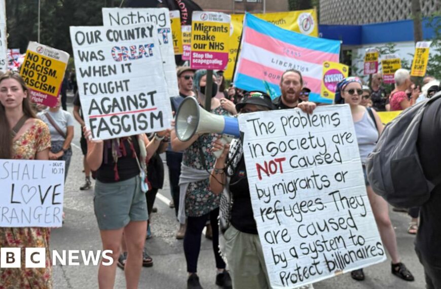 Bournemouth Immigration Protest Draws Hundreds of Activists